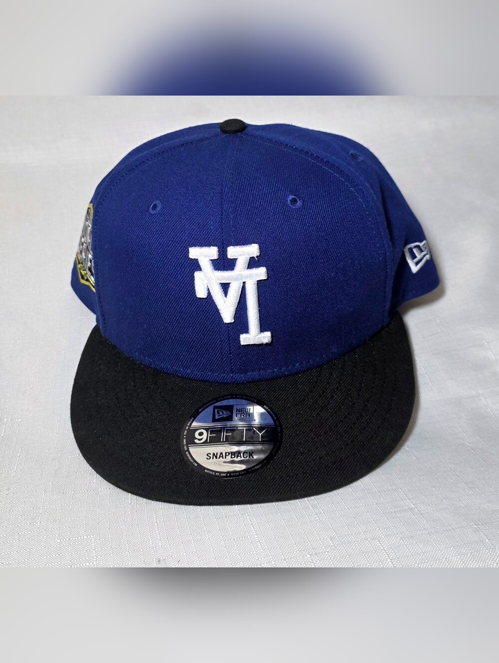 New Era Upside Down LA Dodgers Black Blue Exclusive 9FIFTY Snapback Hat Cap Coop